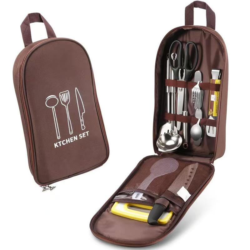 Camping Cooking Utensils Storage - حقيبة تنظيم أدوات التخييم، حقيبة تخزين