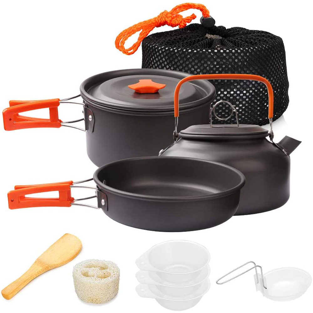 Camping Cooking Recipes - 1 قطعة/1 مجموعة التخييم تجهيزات المطابخ