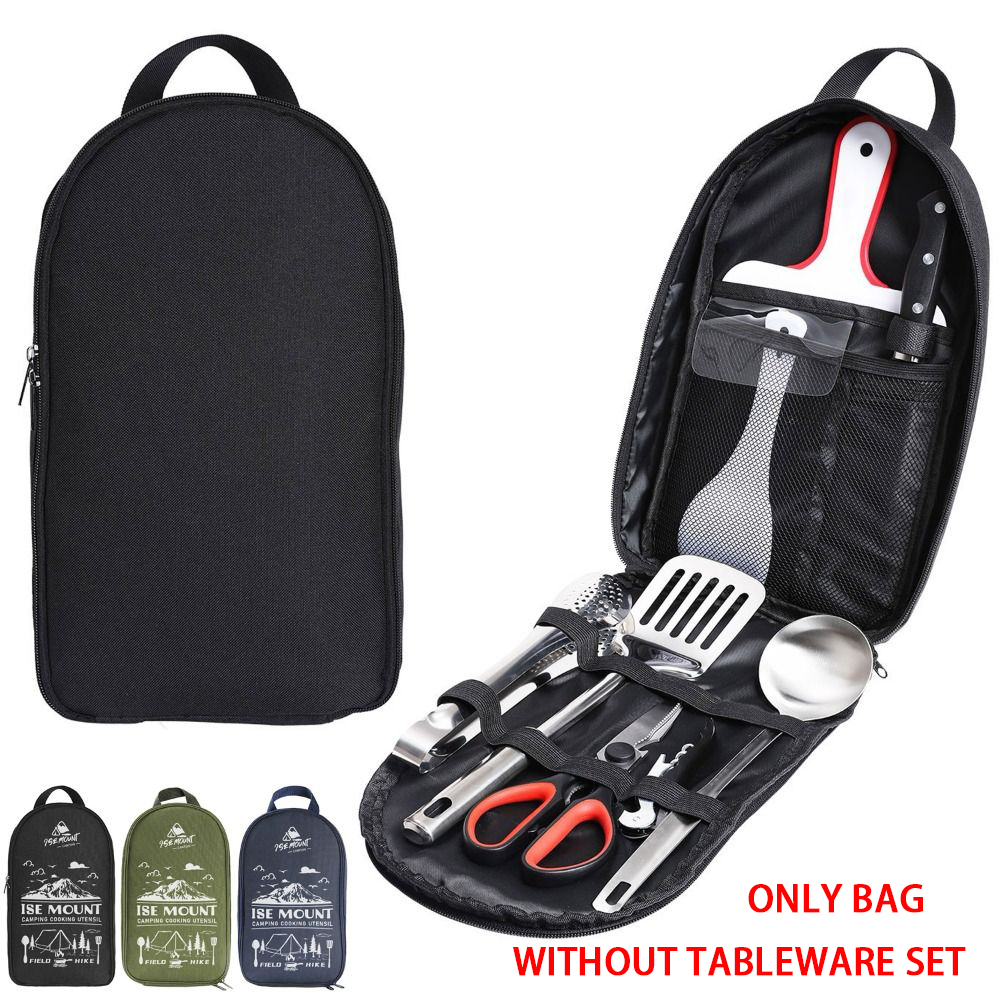 Camping Cooking Utensil Bag - 2024 نزهة مجموعة أواني حقيبة التخزين