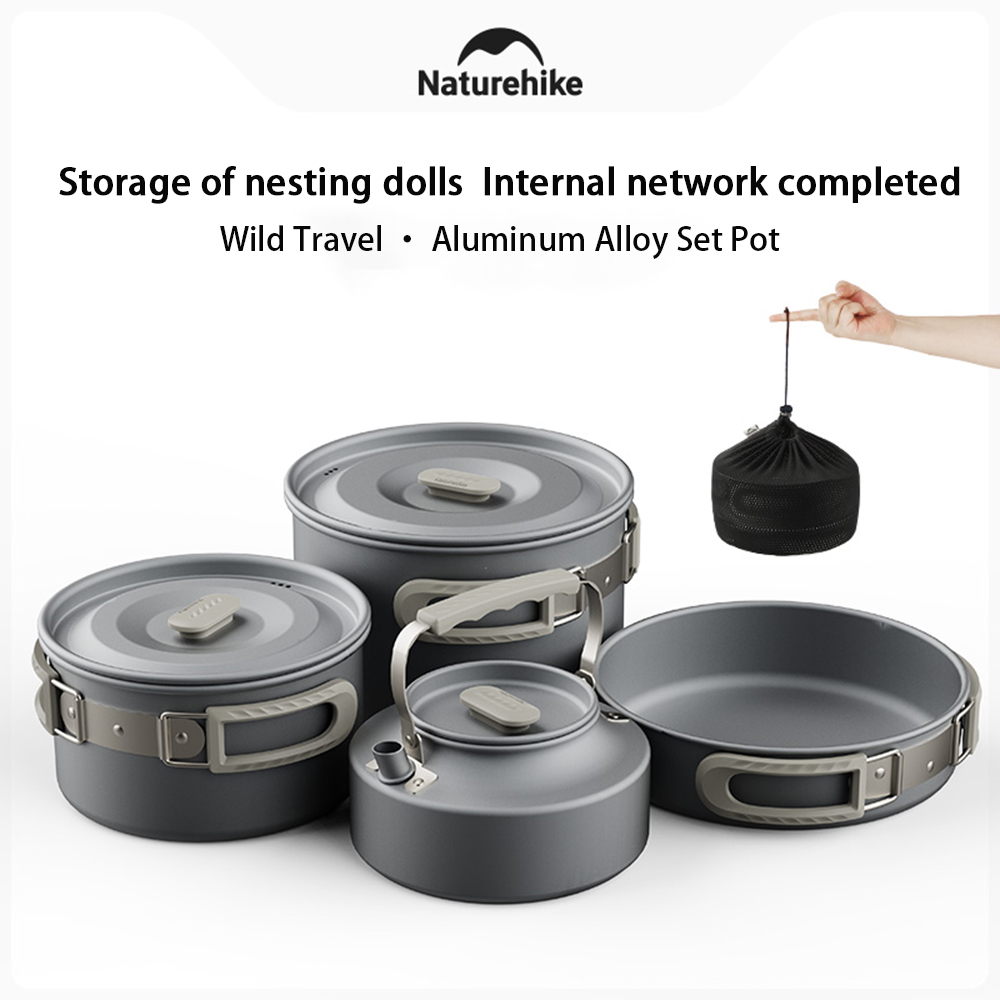 Camping Cooking Set - مجموعة أواني خارجية من Naturehike، معدات