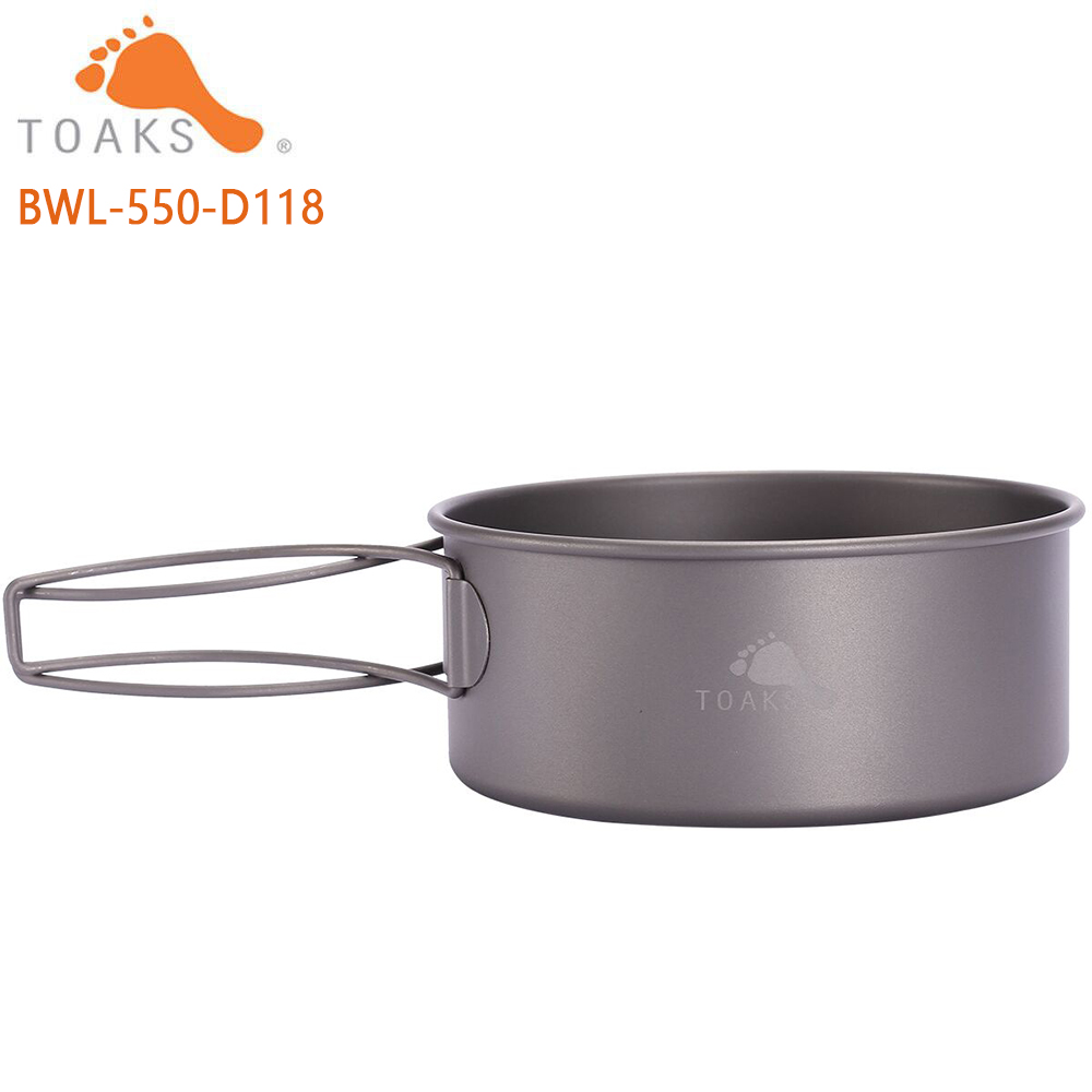TOAKS BWL-550 التخييم التيتاني - مراجعة Camping Cooking Set Lightweight وسعره
