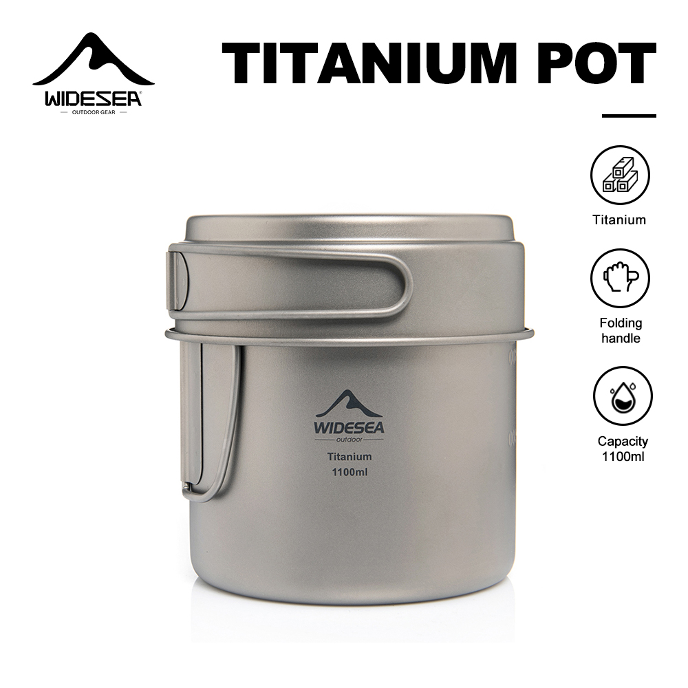 وعاء تخييم من التيتانيوم خفيف  - مراجعة Mess Kit Titanium وسعره