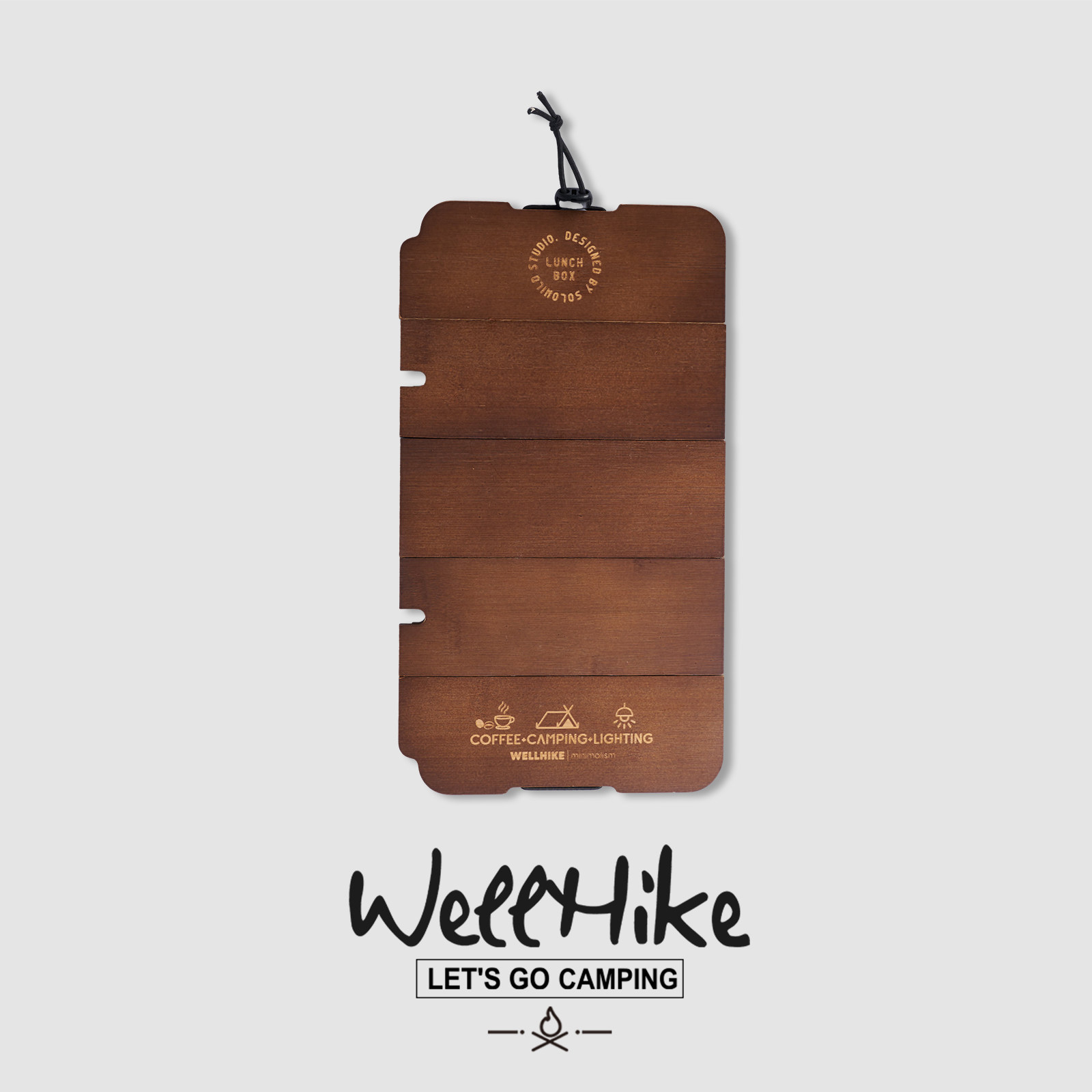 صندوق غداء WELLHIKE خشبي قابل  - مراجعة Camping Cooking Box وسعره