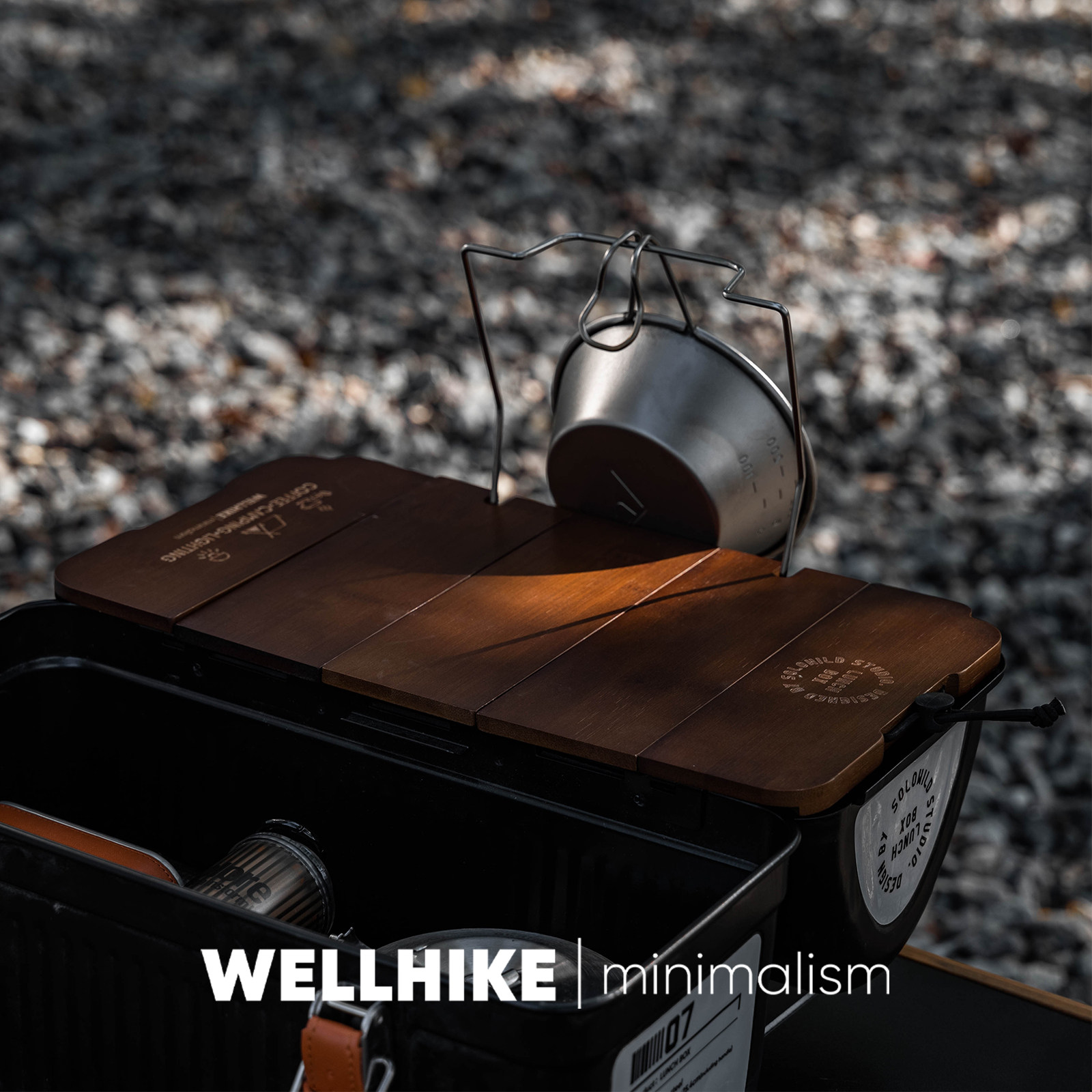 صندوق غداء WELLHIKE خشبي قابل  - مراجعة Camping Cooking Box وسعره