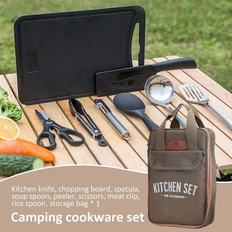 طقم أدوات طهي للتخييم مكون من  - مراجعة Camping Cooking Recipes وسعره