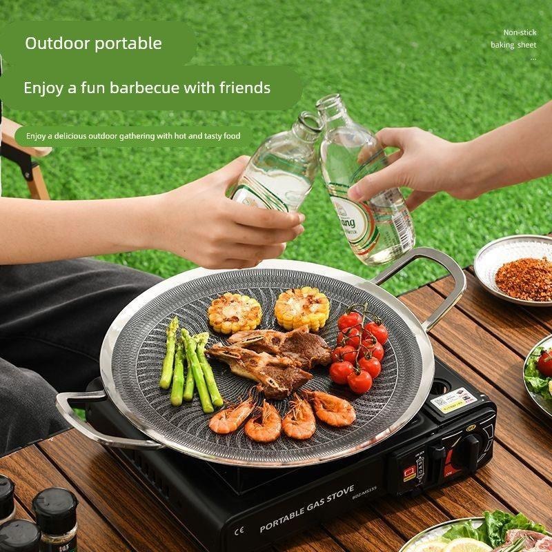 مقلاة شواء متعددة الوظائف من ا - مراجعة Camping Cooking Set وسعره