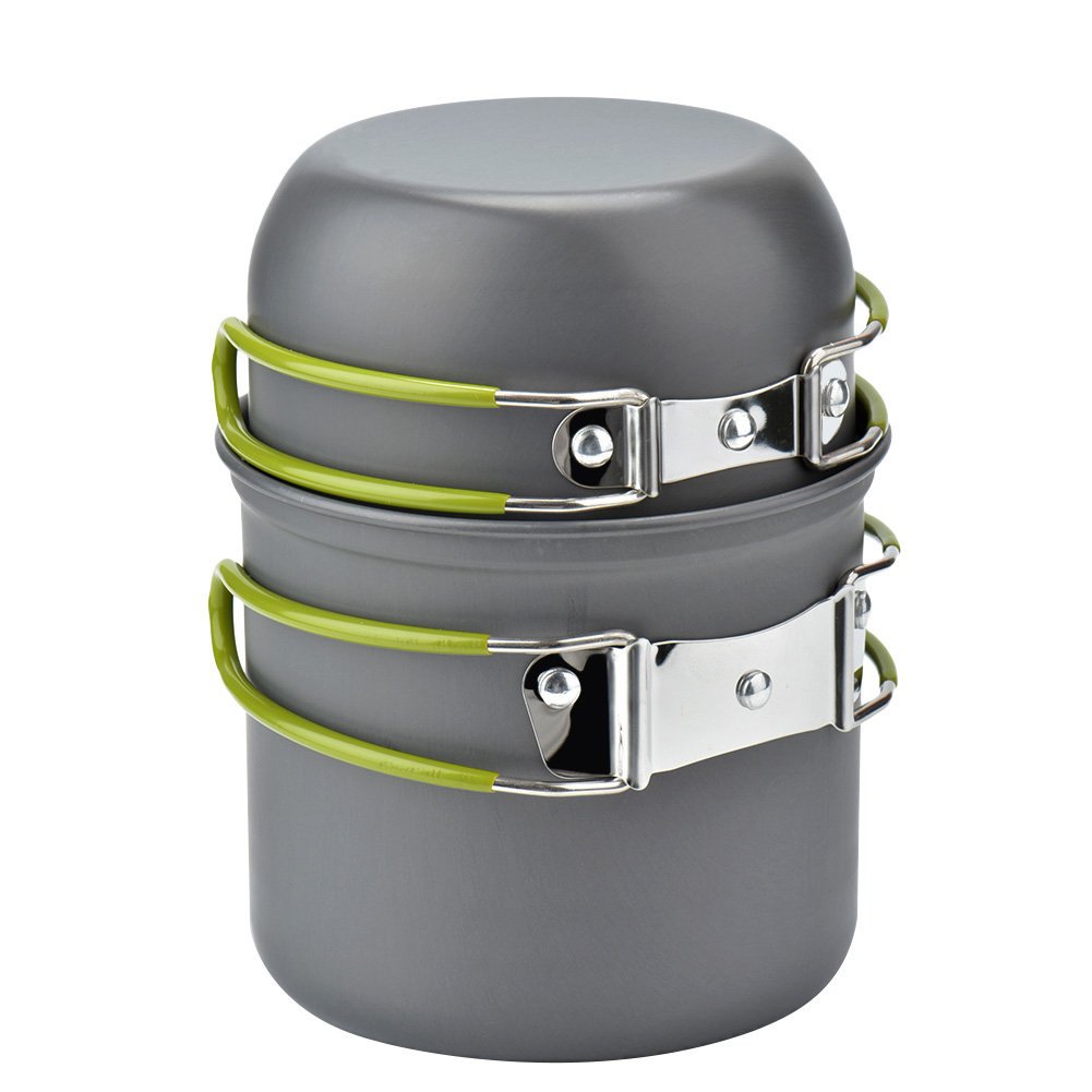 أدوات طهي محمولة للتخييم في ال - مراجعة Camping Cooking Set وسعره