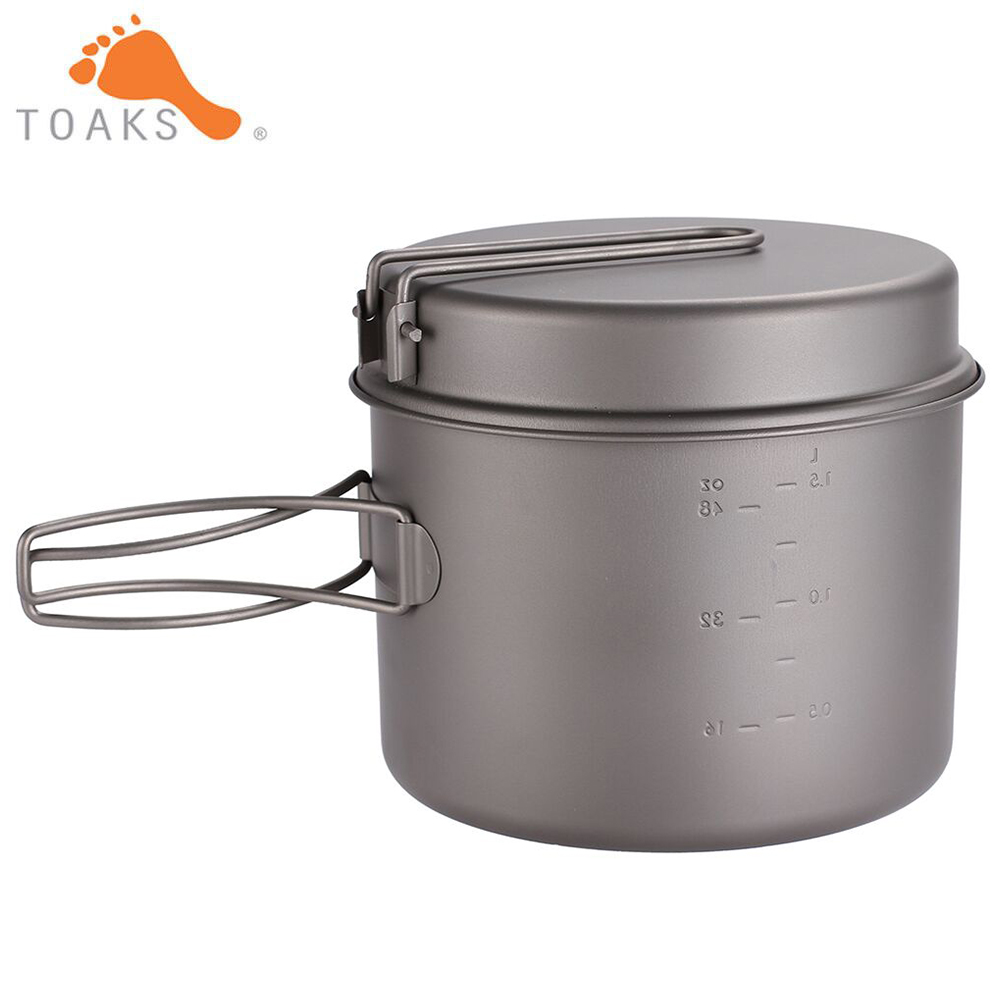 TOAKS طقم حلل استانلس ستيل خفي - مراجعة Mess Kit Titanium وسعره