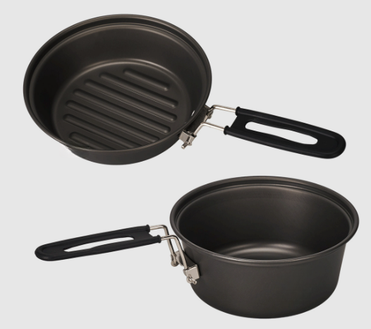 مجموعة أواني طهي خفيفة الوزن م - مراجعة Camping Cooking Set Lightweight وسعره