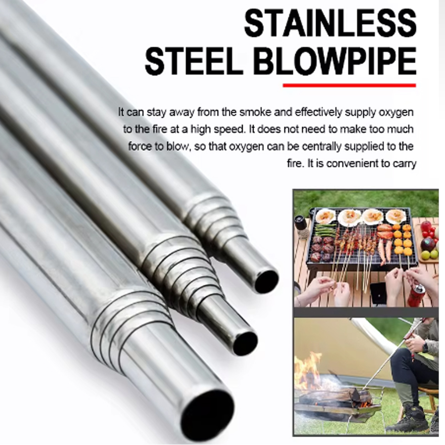 الفولاذ المقاوم للصدأ Blowpipe - مراجعة Camping Cooking Gadgets وسعره