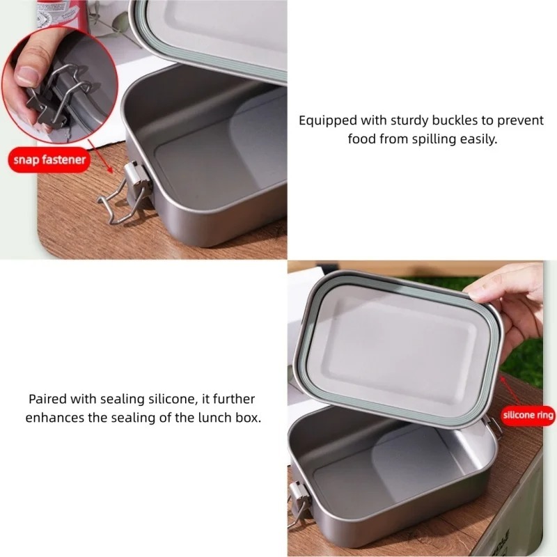 صندوق غداء من الفولاذ المقاوم  - مراجعة Mess Kit Titanium وسعره