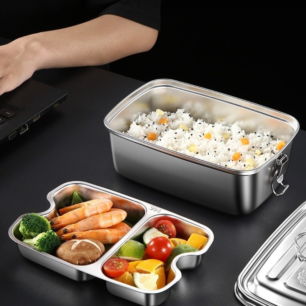 طبقة مزدوجة صندوق غداء من الفو - مراجعة Camping Cooking Box وسعره