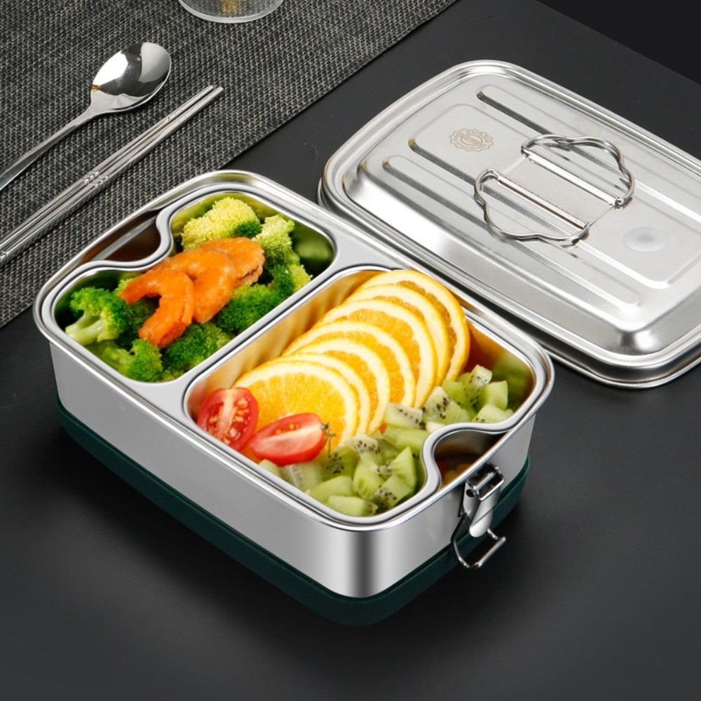 طبقة مزدوجة صندوق غداء من الفو - مراجعة Camping Cooking Box وسعره