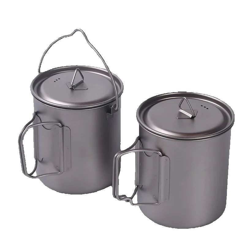 أكواب التخييم التيتانيوم 450 م - مراجعة Camping Cooking Handle وسعره