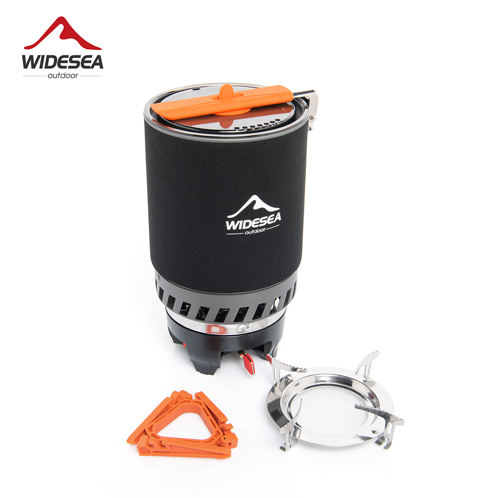 Widesea نظام الطبخ التخييم مع  - مراجعة Camping Cooking Set وسعره