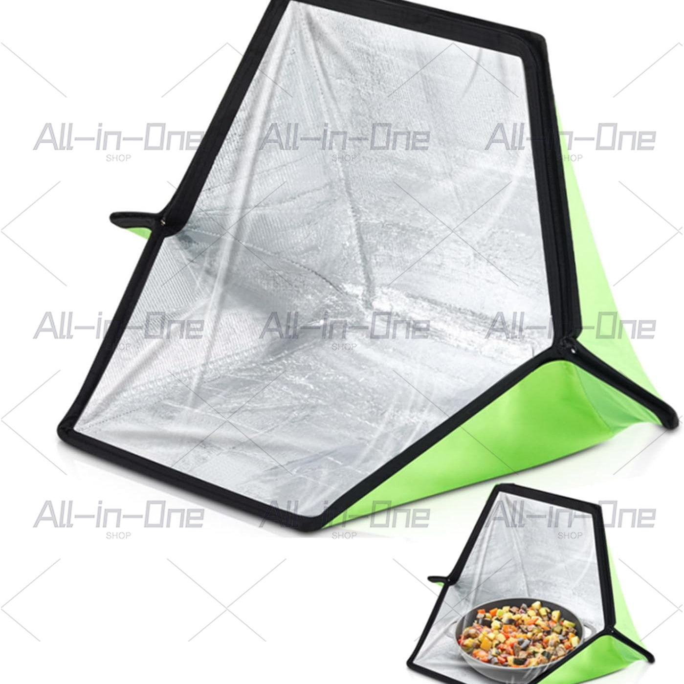 فرن شمسي محمول على شكل حقيبة ل - مراجعة Solar Oven Camp وسعره