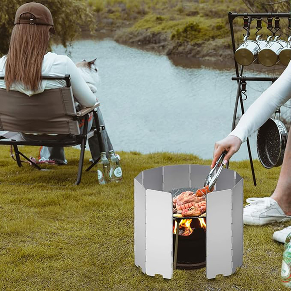 واقي رياح خفيف الوزن قابل للطي - مراجعة Camping Cooking Set Lightweight وسعره