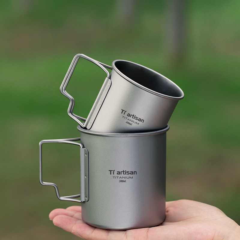 Tiartisan في الهواء الطلق التي - مراجعة Mess Kit Titanium وسعره
