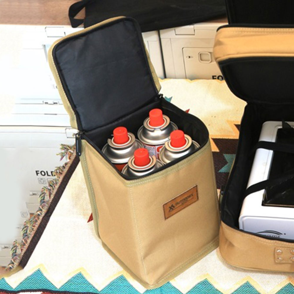 حقيبة تخزين لموقد التخييم قابل - مراجعة Camping Cooking Utensils Storage وسعره