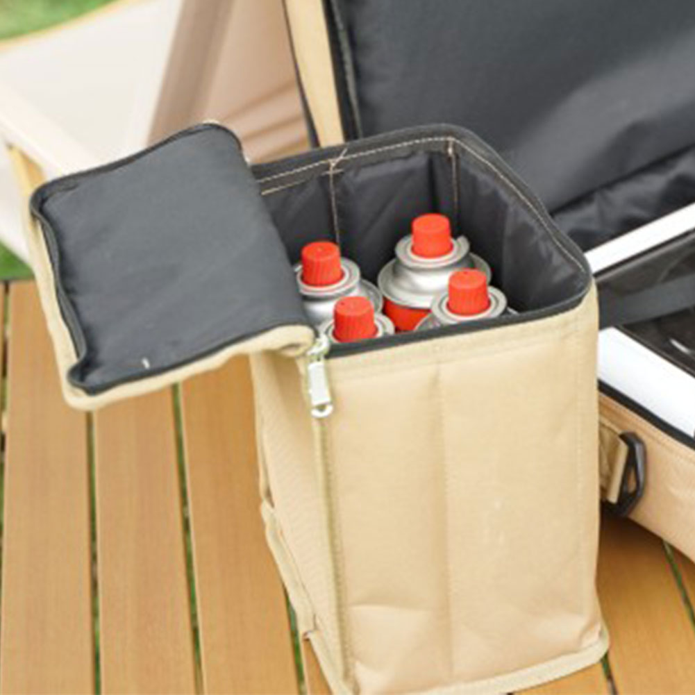 حقيبة تخزين لموقد التخييم قابل - مراجعة Camping Cooking Utensils Storage وسعره