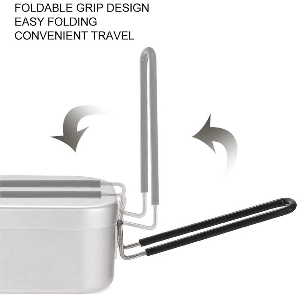 800 مللي صناديق الغداء الألومن - مراجعة Camping Cooking Handle وسعره