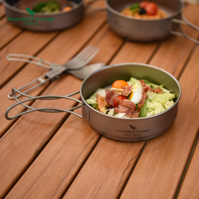 مجموعة أوعية بمقبض قابل للطي م - مراجعة Camping Cooking Set Lightweight وسعره