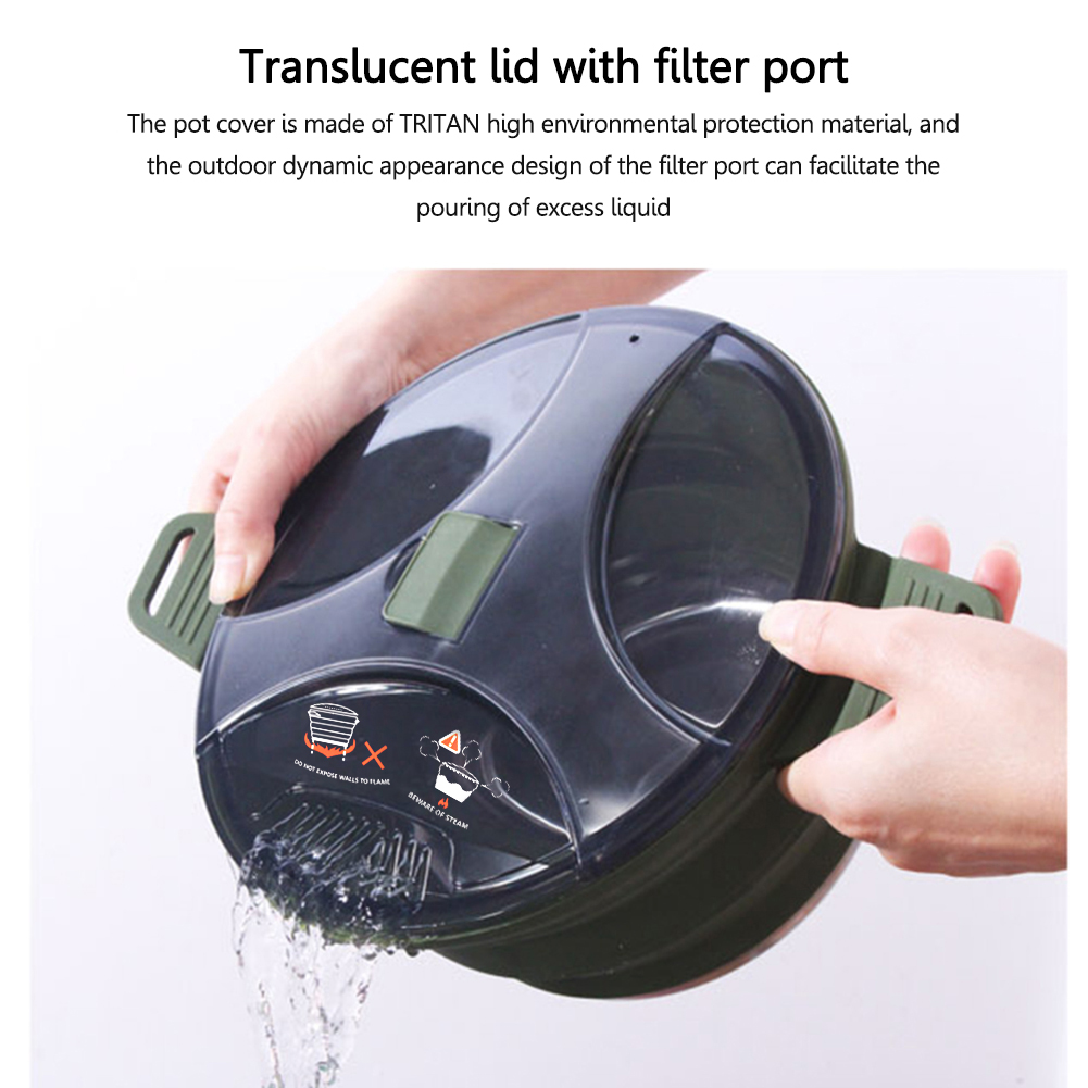 2.5L Silicone Folding Kettle C - مراجعة Camping Cooking Gadgets وسعره