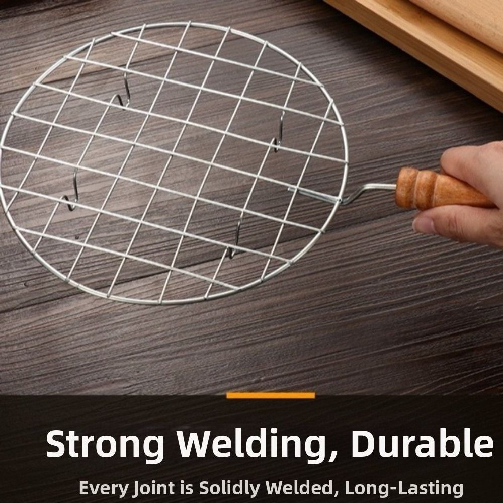 شبكة شواء محمولة من الفولاذ ال - مراجعة Camping Cooking Handle وسعره