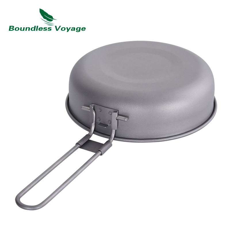 مقلاة خفيفة للغاية من التيتاني - مراجعة Camping Cooking Set وسعره