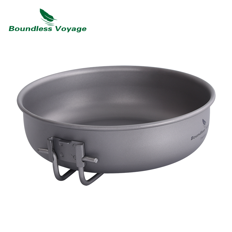 مقلاة خفيفة للغاية من التيتاني - مراجعة Camping Cooking Set وسعره