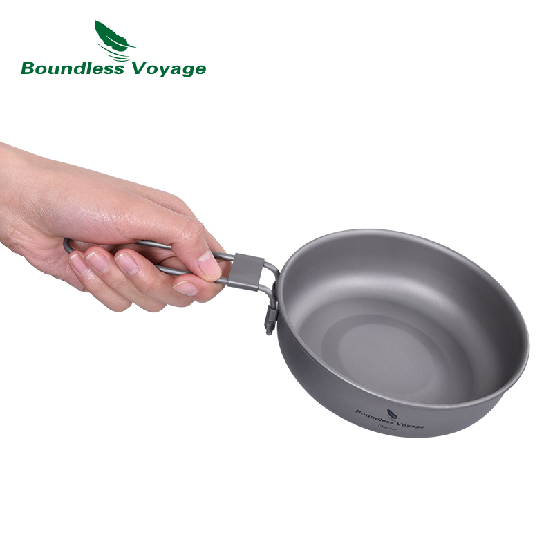 مقلاة خفيفة للغاية من التيتاني - مراجعة Camping Cooking Set وسعره