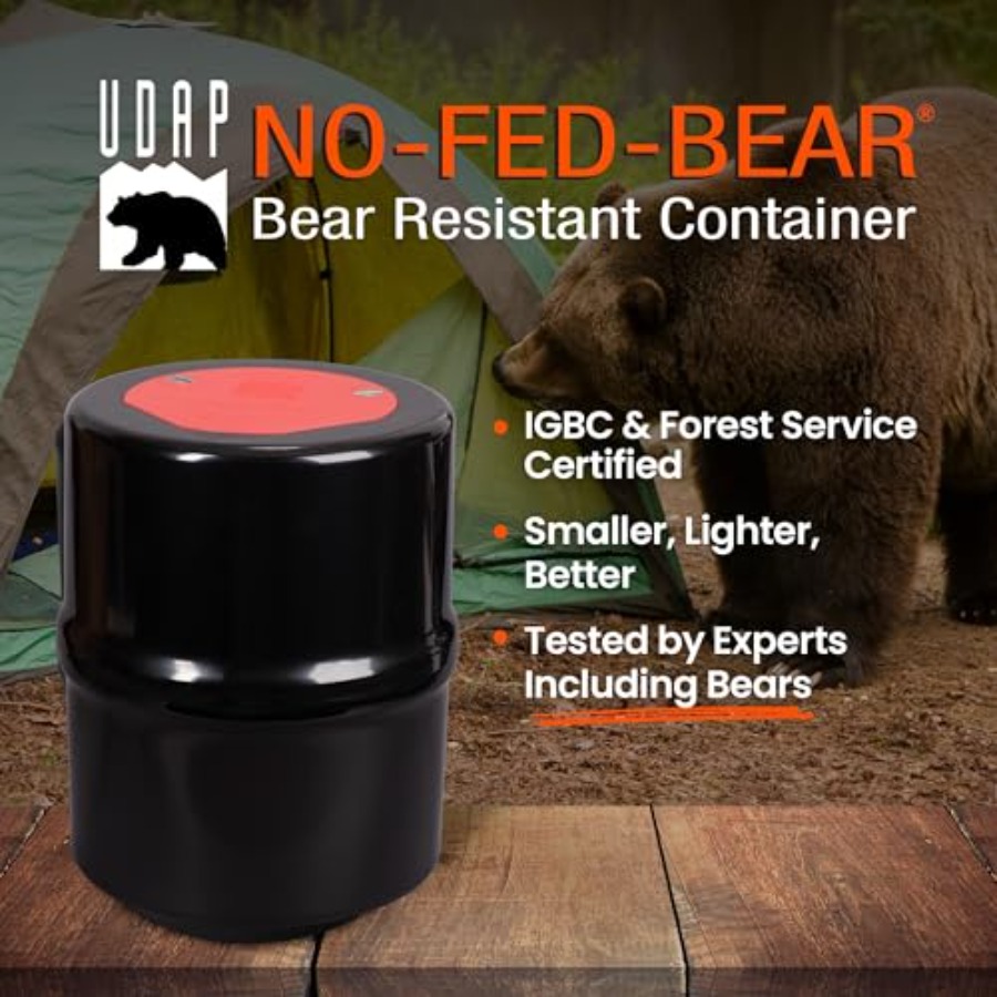 حاوية طعام مقاومة للدببة معتمد - مراجعة Bear Canister Food وسعره