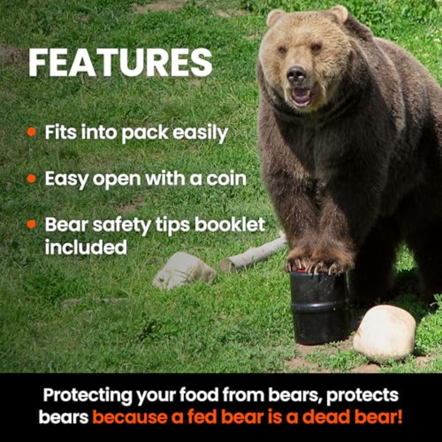 حاوية طعام مقاومة للدببة معتمد - مراجعة Bear Canister Food وسعره