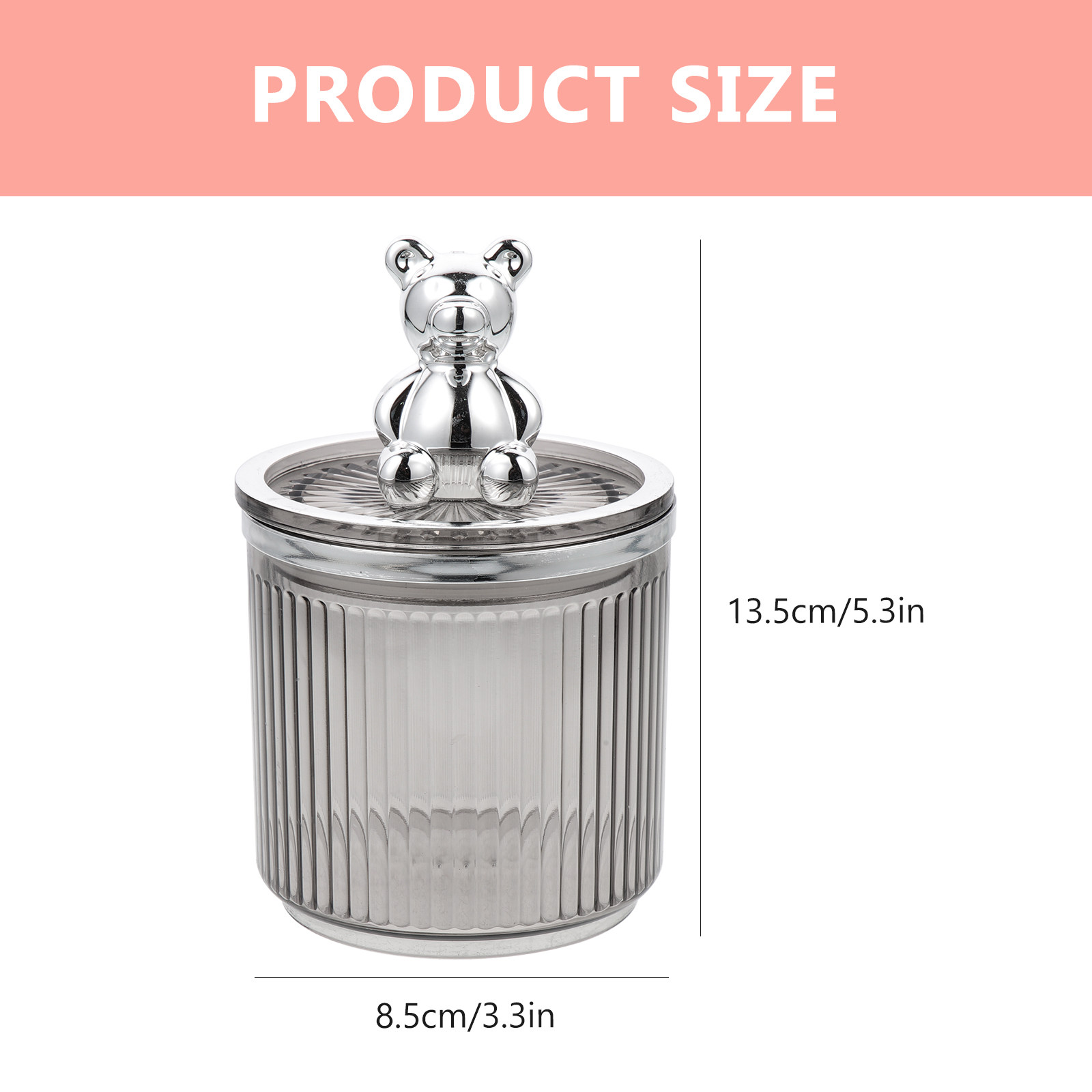 وعاء على شكل دب شفاف لتخزين ال - مراجعة Bear Canister Food وسعره