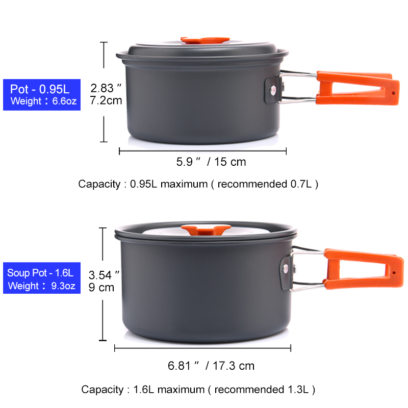 طقم أدوات طهي للتخييم في الهوا - مراجعة Camping Cooking And Cutlery Set وسعره