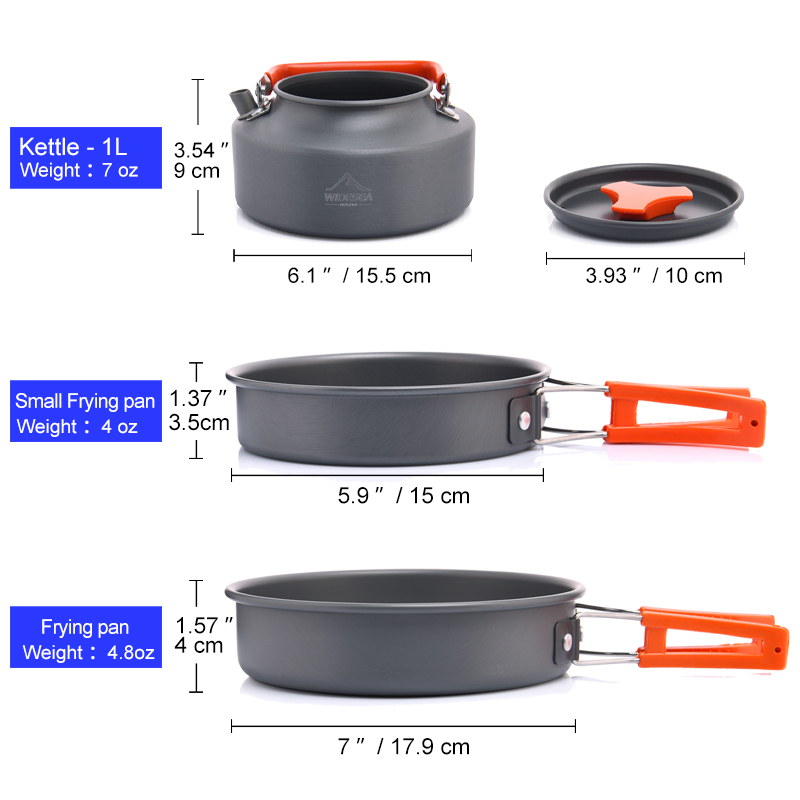 طقم أدوات طهي للتخييم في الهوا - مراجعة Camping Cooking And Cutlery Set وسعره