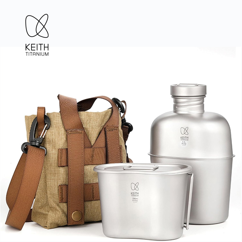 طقم أواني طهي من التيتانيوم ال - مراجعة Mess Kit Titanium وسعره
