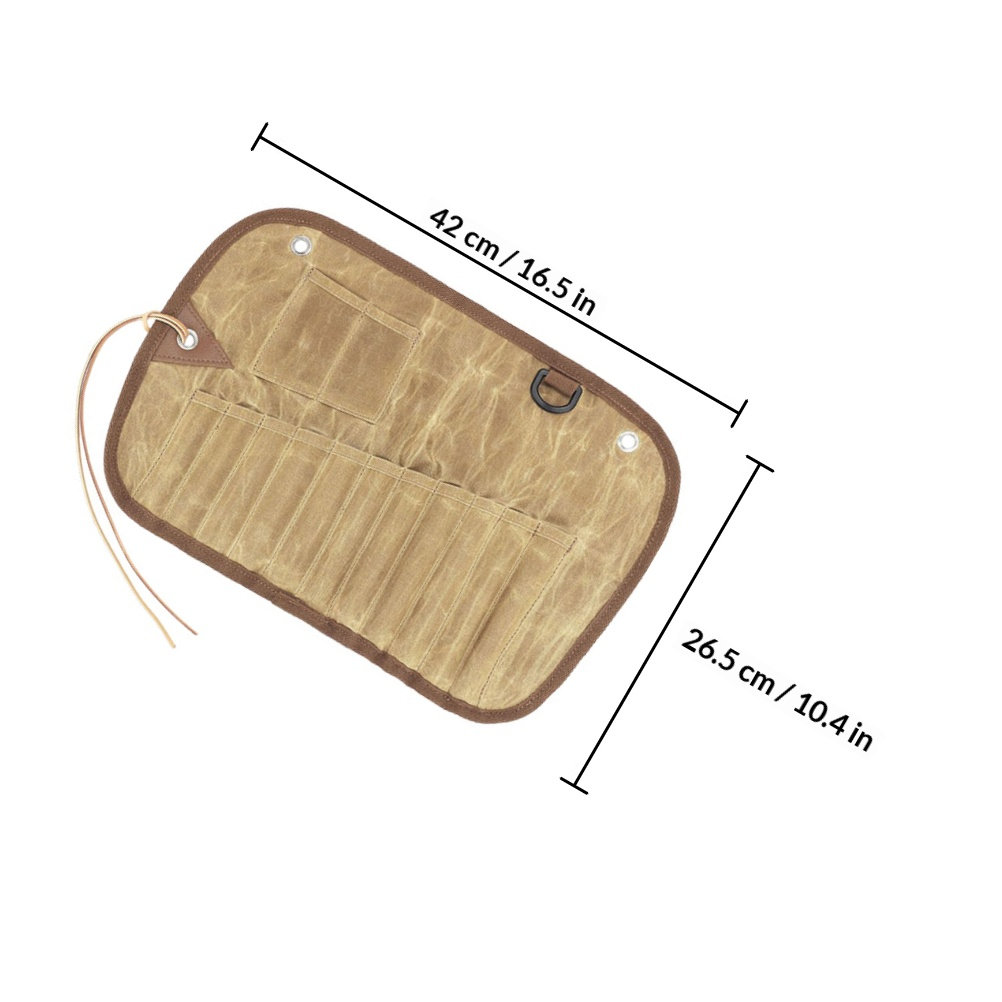 حقيبة قماشية متينة لتنظيم أدوا - مراجعة Camping Cooking Utensil Bag وسعره