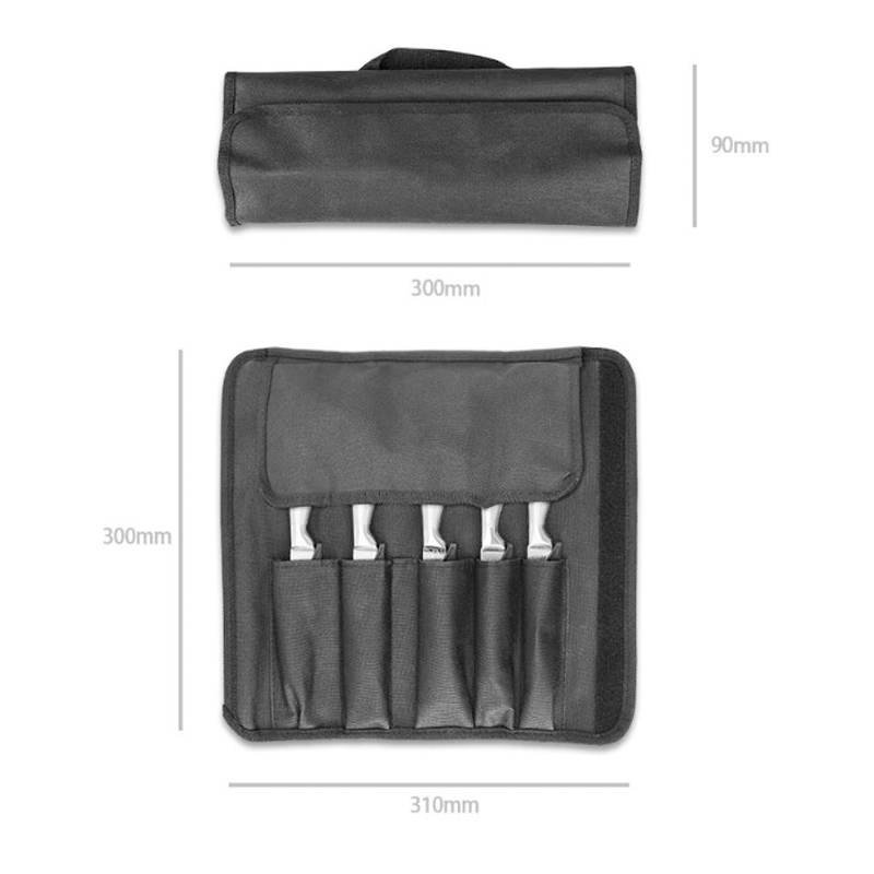 حقيبة سكاكين متعددة الجيوب من  - مراجعة Camping Cooking Utensil Bag وسعره