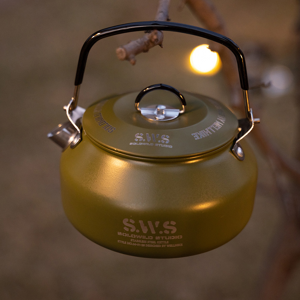 غلاية تخييم خارجية سعة 0.8 لتر - مراجعة Camping Cooking Set Lightweight وسعره
