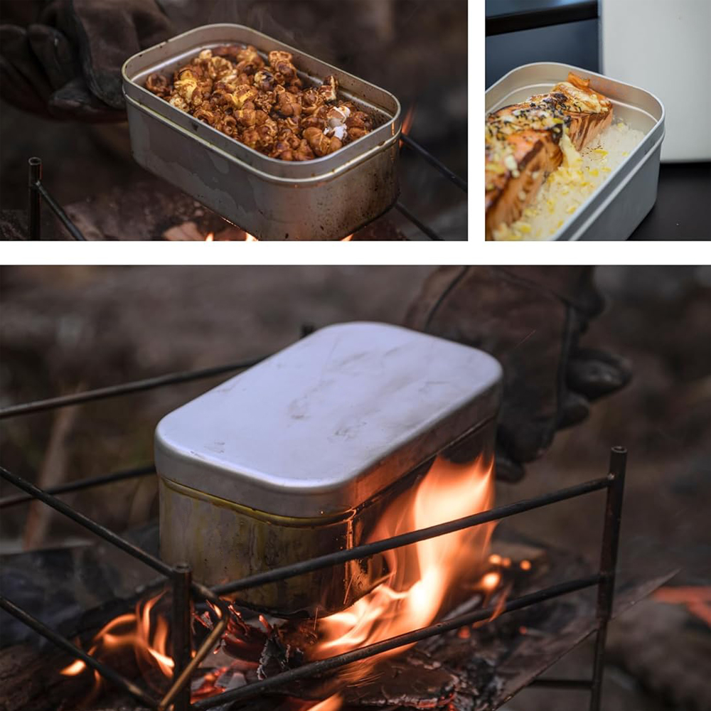 مقبض صندوق بينتو قابل للطي، حا - مراجعة Camping Cooking Box وسعره