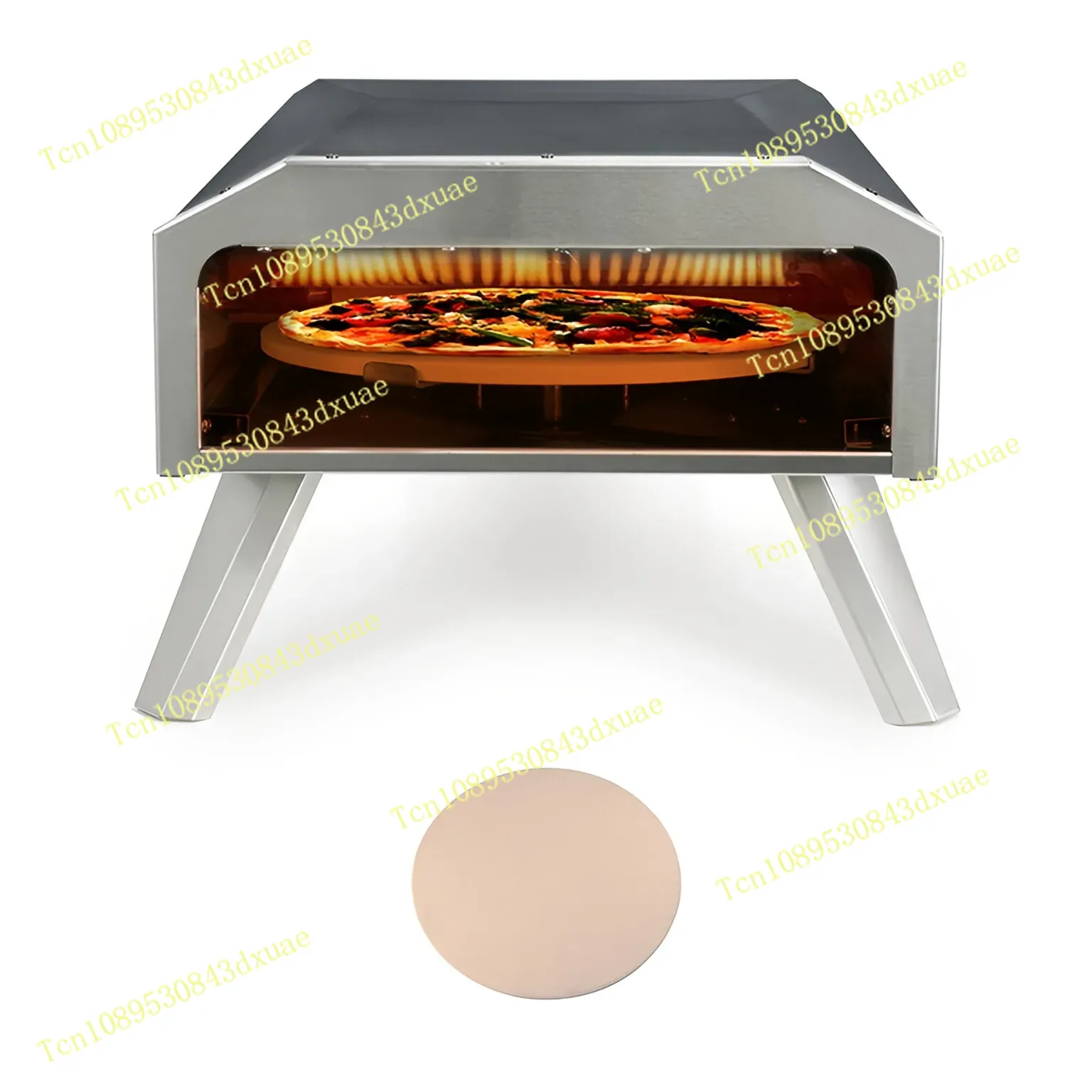 فرن بيتزا محمول قابل للطي يعمل - مراجعة Camping Cooking With Gas وسعره