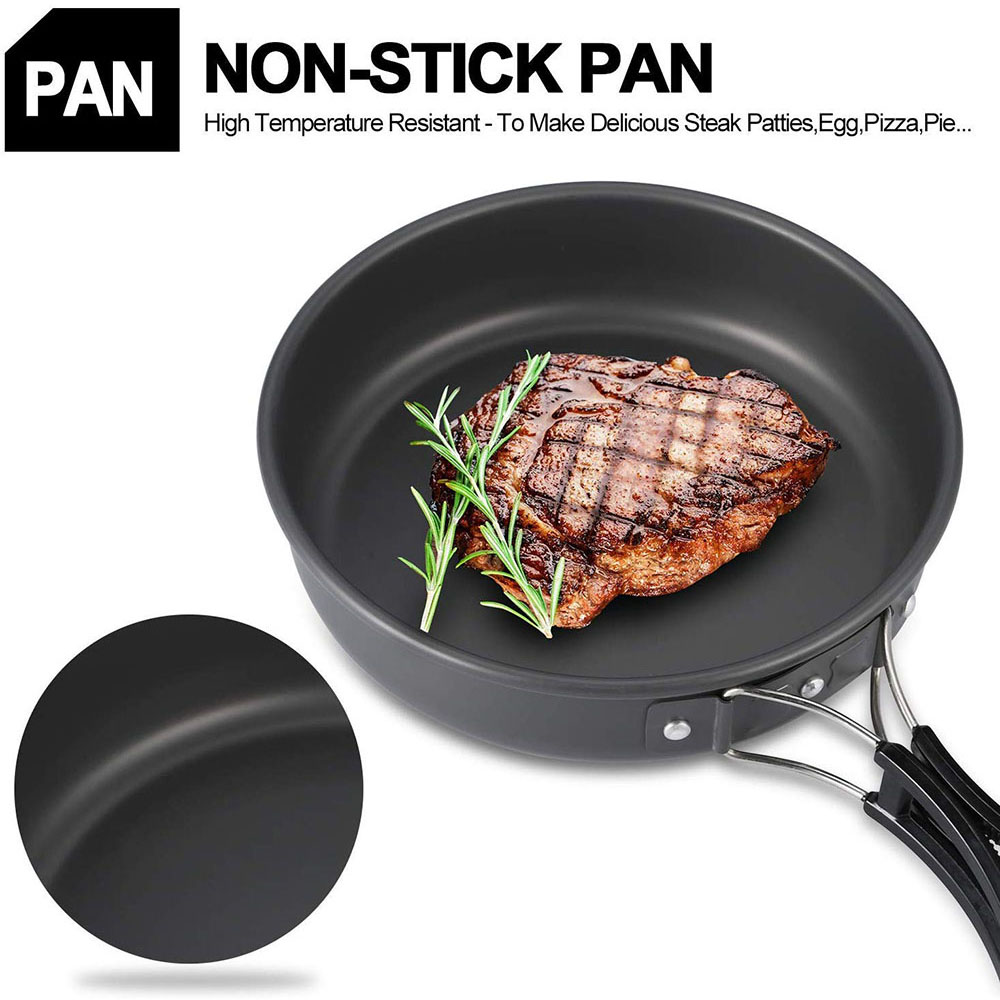 مجموعة أدوات الطهي للتخييم الخ - مراجعة Camping Cooking Set وسعره