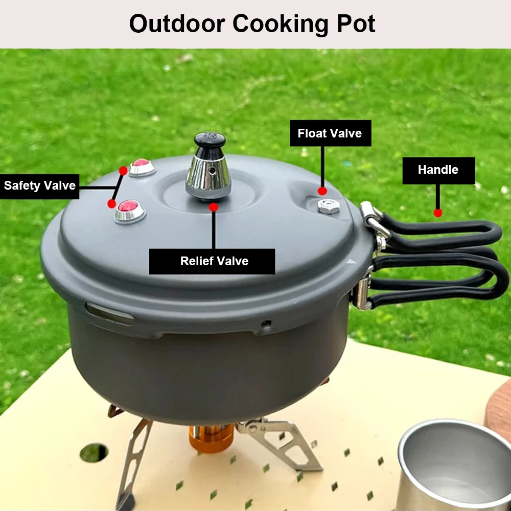 قدر طهي صغير للتخييم، وعاء طهي - مراجعة Camping Cooking Handle وسعره