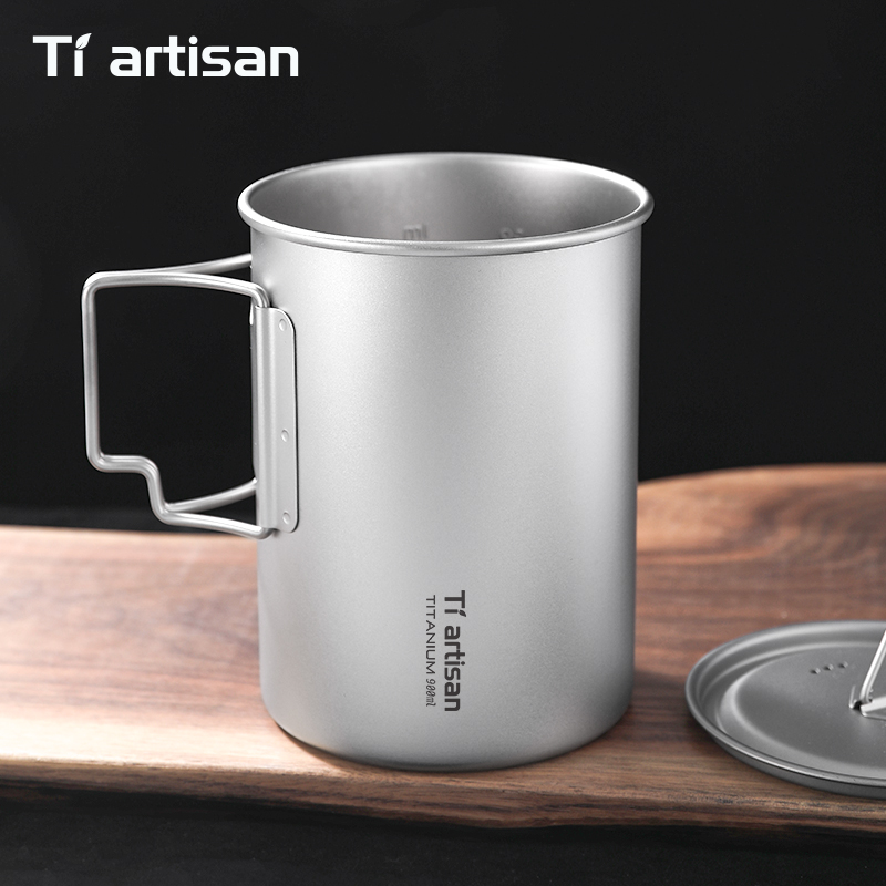 كوب تخييم من التيتانيوم قابل ل - مراجعة Camping Cooking Set Lightweight وسعره