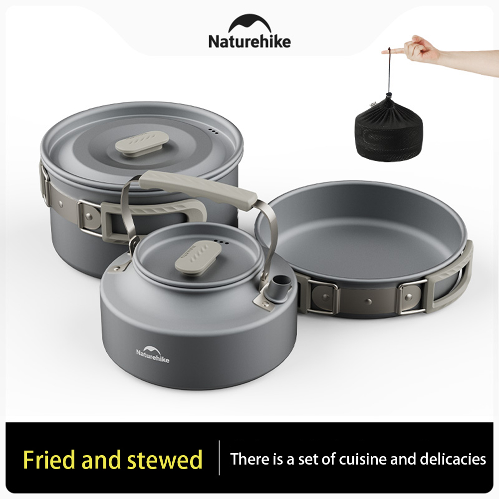 مجموعة أواني خارجية من Natureh - مراجعة Camping Cooking Set وسعره